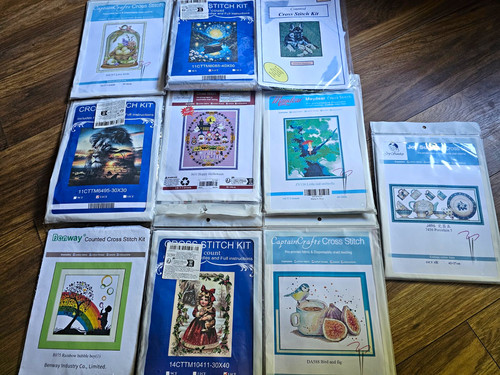 Bundle cross stitch kits - stitch,