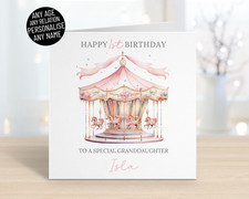 Personalised girls carousel