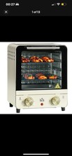 HOMCOM Mini Oven Toaster with Baking Tray Wire Rack