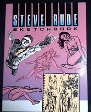 Steve Rude Sketchbook Kitchen Sink Press Graphic Novel