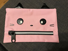 Paperchase Pink Cat Pencil Case FREE P&P