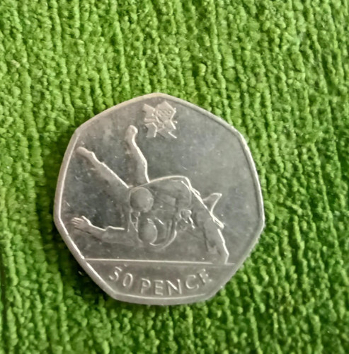Olympics 50p coin 2011 - uk,