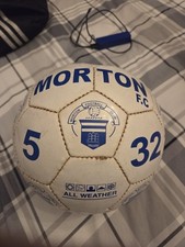 Greenock Morton signed football  2002/2003 3rd Division Champions 