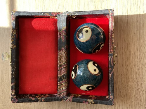 Baoding balls chrome stress - chrome,