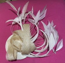 Wedding Fascinator Ivory Cream