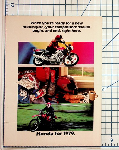 1979 honda motorcycle brochure - 1979,