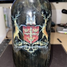 Royal Doulton / Skinner & Rook Leatherware Liqour Jug Nottingham Coat Of Arms