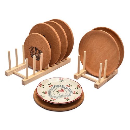 Wooden kitchen storage rack - storage,