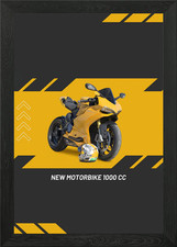 Yellow Motorbike 1000 CC