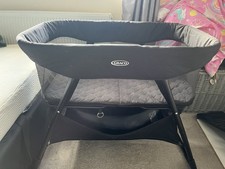 Graco Side By Side Baby Bassinet Travel Cot Foldable Next To Me