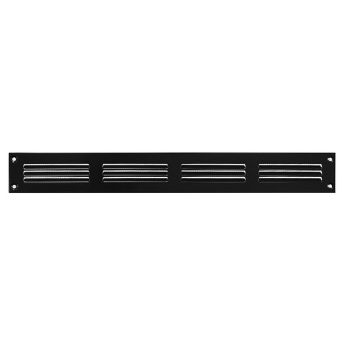 Black metal air vent - black,