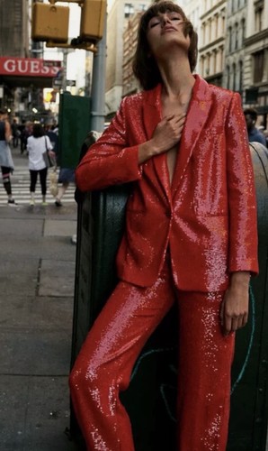 Zara rare red sequin - ❤️,