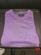 GENTS XL JEFF BANKS CASHMERE V NECK