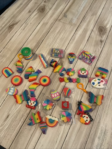 Vintage novelty erasers - vintage,