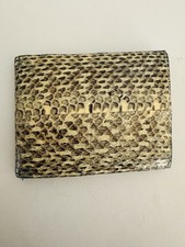 Men’s Wallet: Genuine Python Skin