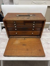 Vintage Union Engineers Wooden Toolbox 7 Draws