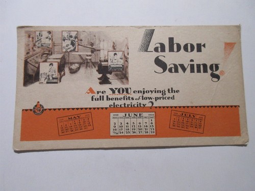 1939 ink blotter labor - 1939,