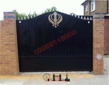NEW WROUGHT IRON DRIVEWAY