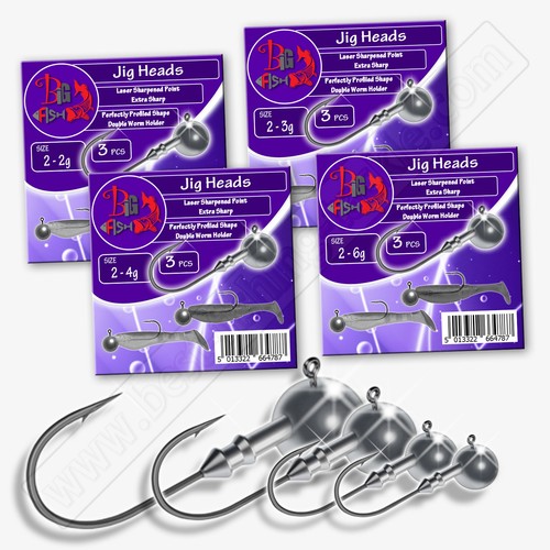 Jig heads size 6g - size, 2g-6g