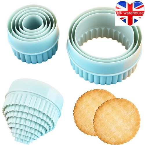 8pcs round cookie - 8pcs, cutter