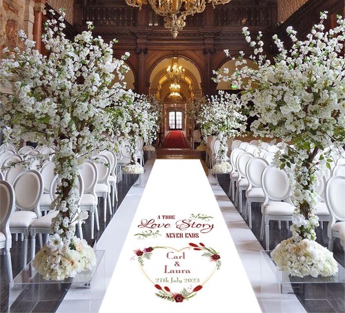 Personalised wedding aisle - wedding,