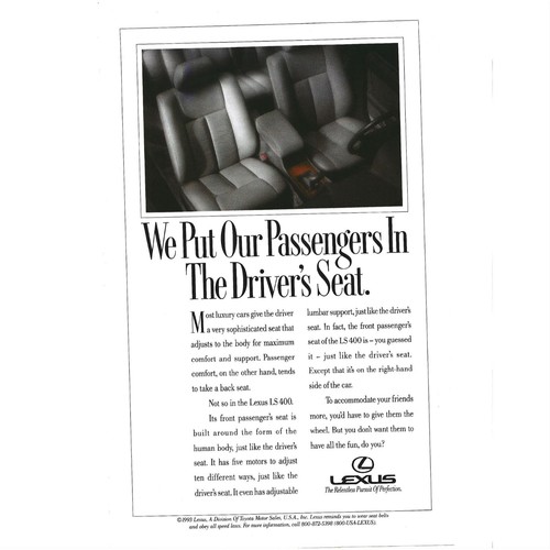 Lexus 400 luxury car - ls,