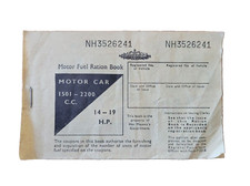 1973 Motor Fuel Ration Book