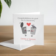 Personalised handmade 10th tin - handmade,