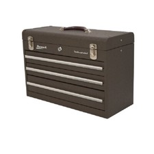 Homak BW00203200 3-Drawer 20" Friction Toolbox - Brown New