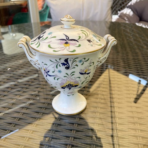 Coalport lidden urn pageant
