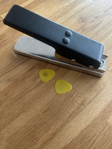 Guitar pick punch - pick, diy