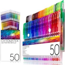 CHROMATEK Glitter Pens 100 Set