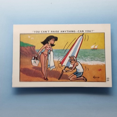 Saucy comic postcard - saucy, c1965