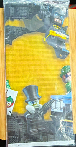 Lego batman plastic tablecloth - plastic,