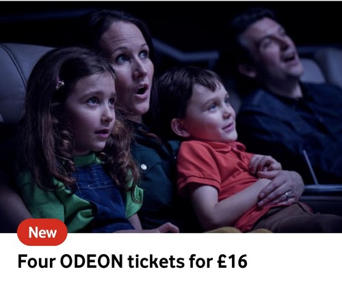 Odeon cinema tickets - odeon, discount