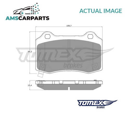 Brake pads set braking pad - brake,