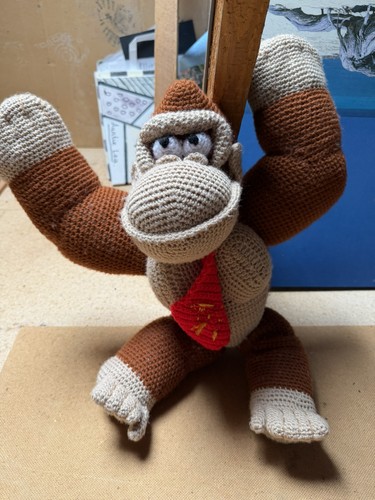 Donkey kong crochet - donkey, large