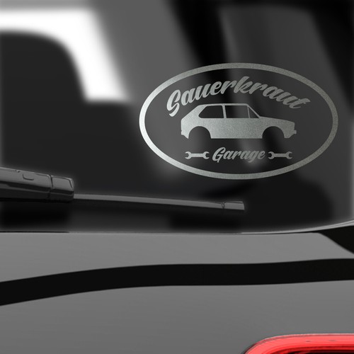 Car decal sticker - , sauerkraut