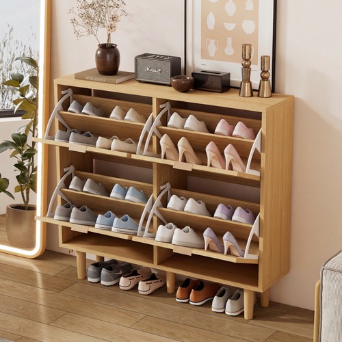 Rattan shoe storage - rattan,