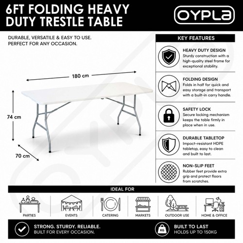 New 6ft folding - new!,