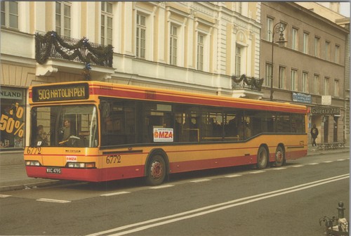 Warsaw poland neoplan bus - neoplan,