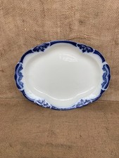 Vintage Blue and White Platter - Grindley & Co - Oval Plate