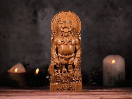 Mammon goetia demon statue - goetia,
