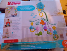 Fisher Price 3-in-1 Soothe & Play Seahorse Mobile BABY TOY