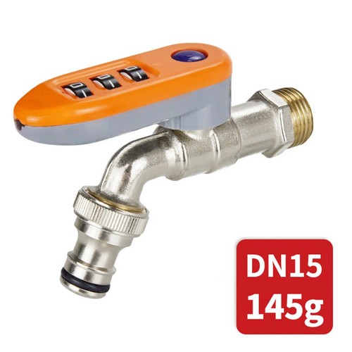 Garden tap locking - system, for