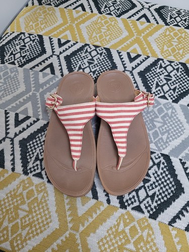 Womens stripe fitflop toe post - womens,