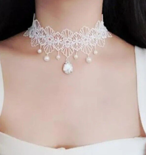 Elegant white lace - elegant, pearl