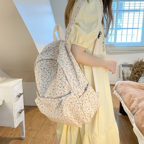 Tulip floral women backpack - floral,