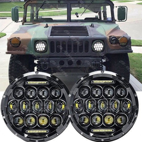 Pair led headlights - pair,