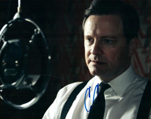 Colin firth signed 8x10 - colin,